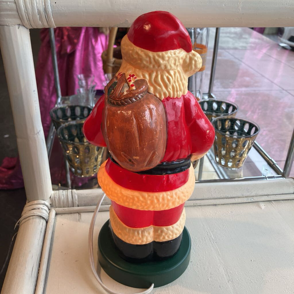 1960s Blow Mold Santa Light