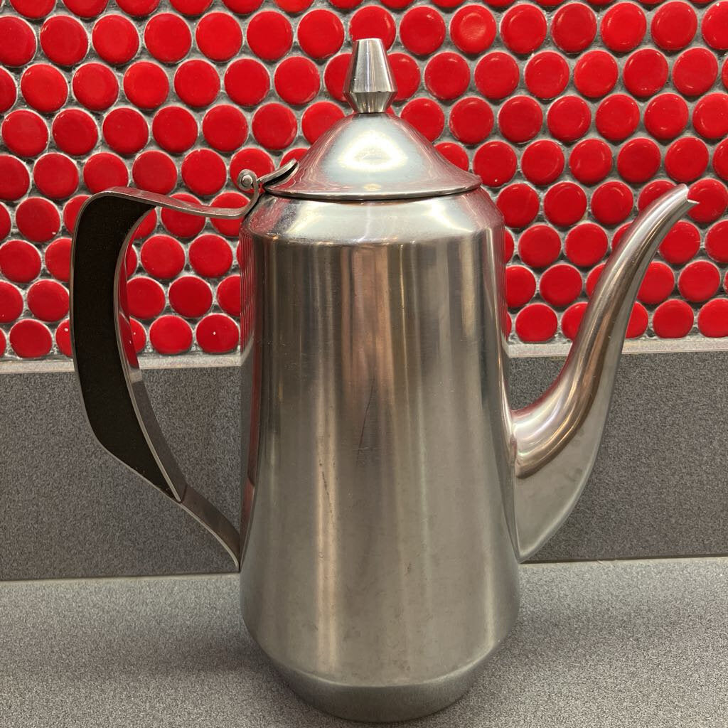 Mid Century Modern Stainless-Steel Pitcher