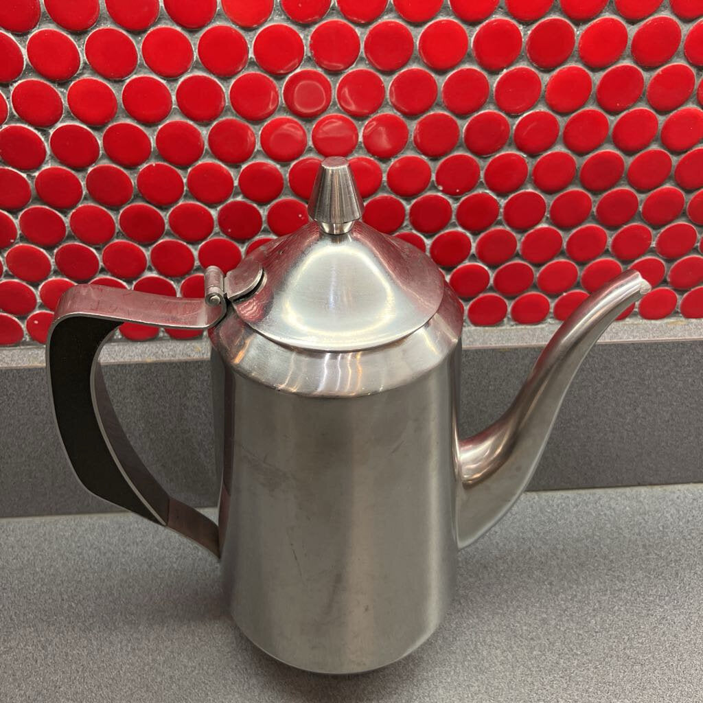 Mid Century Modern Stainless-Steel Pitcher