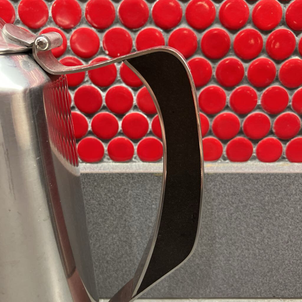 Mid Century Modern Stainless-Steel Pitcher