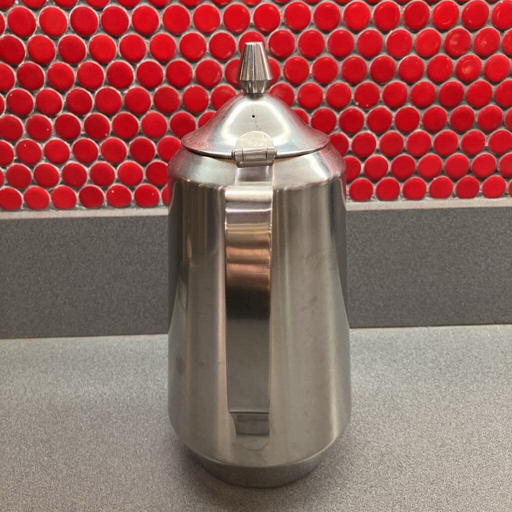 Mid Century Modern Stainless-Steel Pitcher