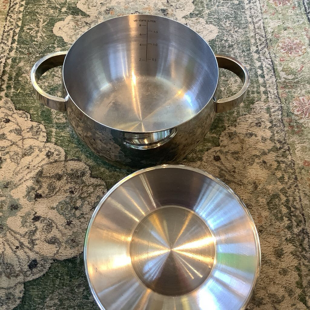 Retro MCM Stainless IKEA Atomic Ice Bucket