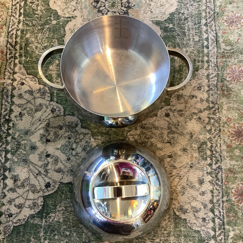 Retro MCM Stainless IKEA Atomic Ice Bucket