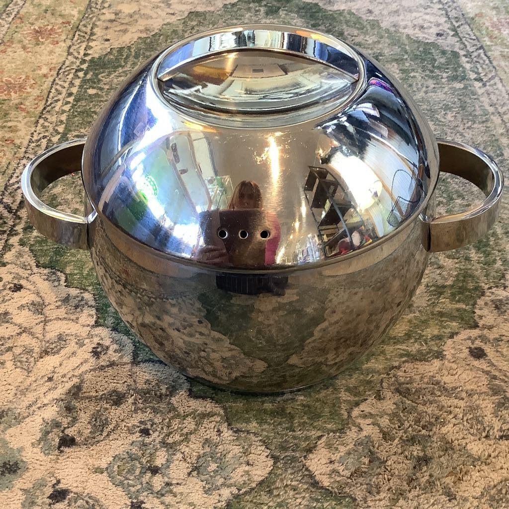 Retro MCM Stainless IKEA Atomic Ice Bucket