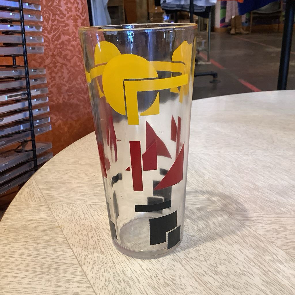 1940s Destijl Design Tumbler Glass Set