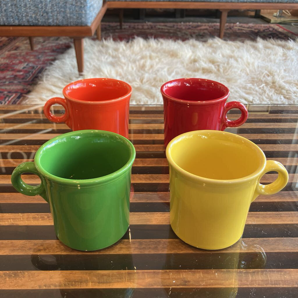 Set of 4 HLC Fiesta Coffee Mugs