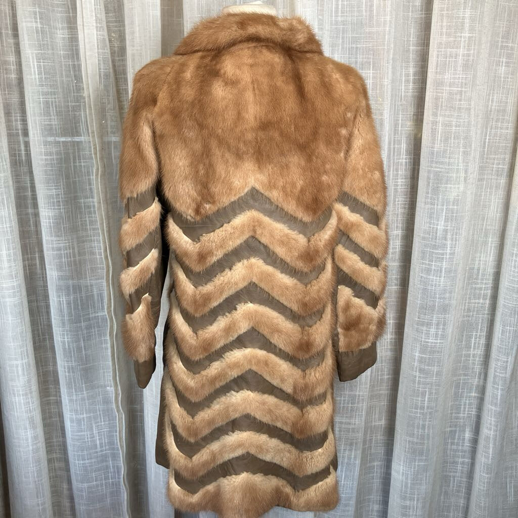 1970s Leather & Fur Coat