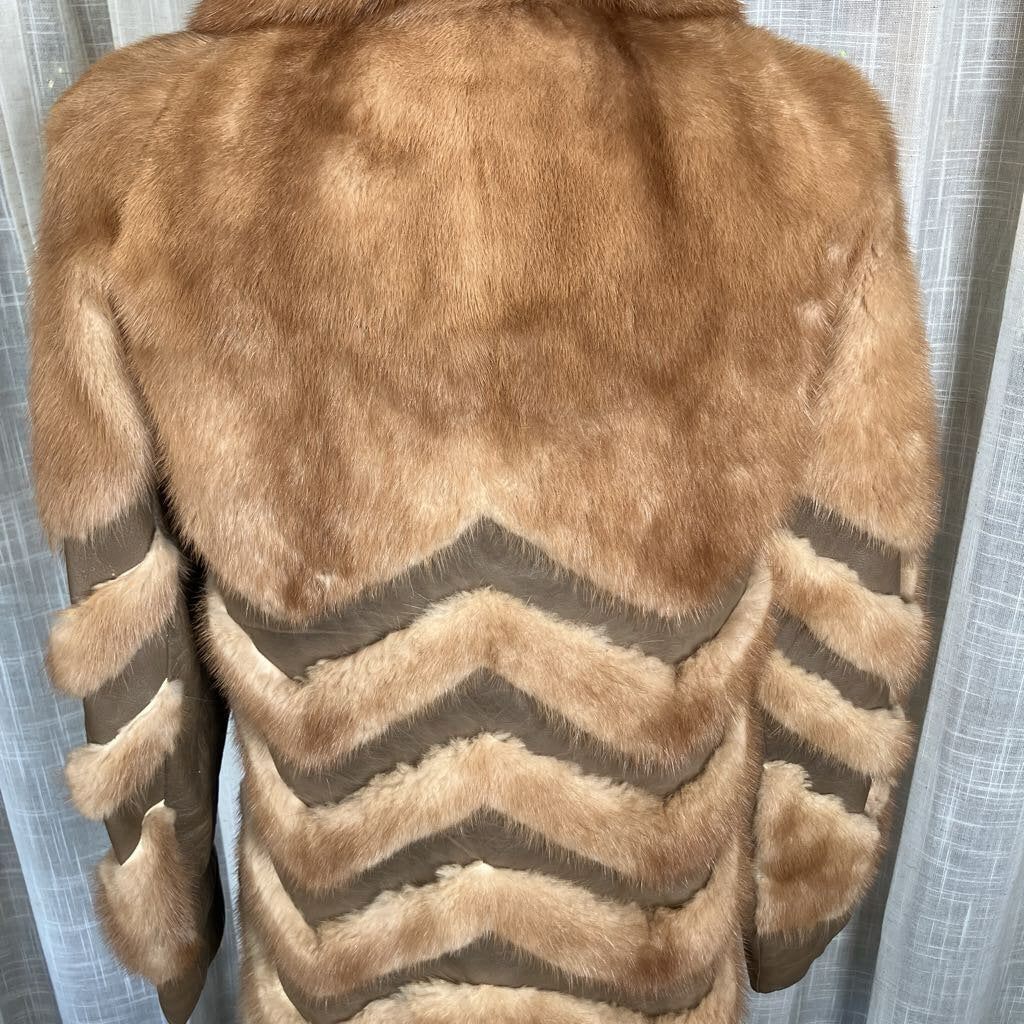 1970s Leather & Fur Coat