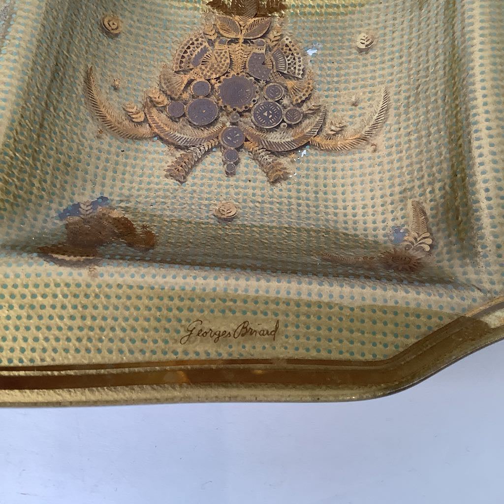 Mid Century Modern George Briard Glass Server