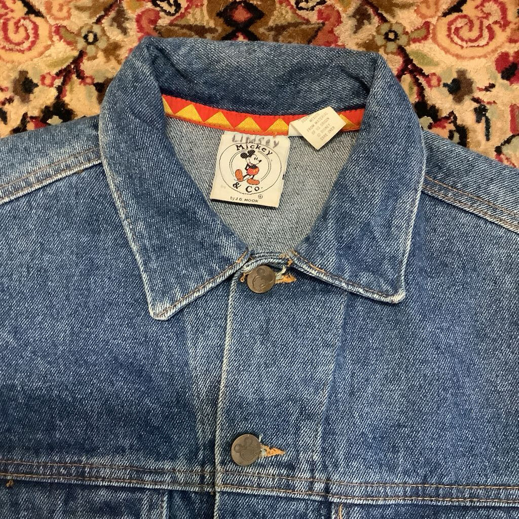 1980s Mickey Mouse Denim Jacket