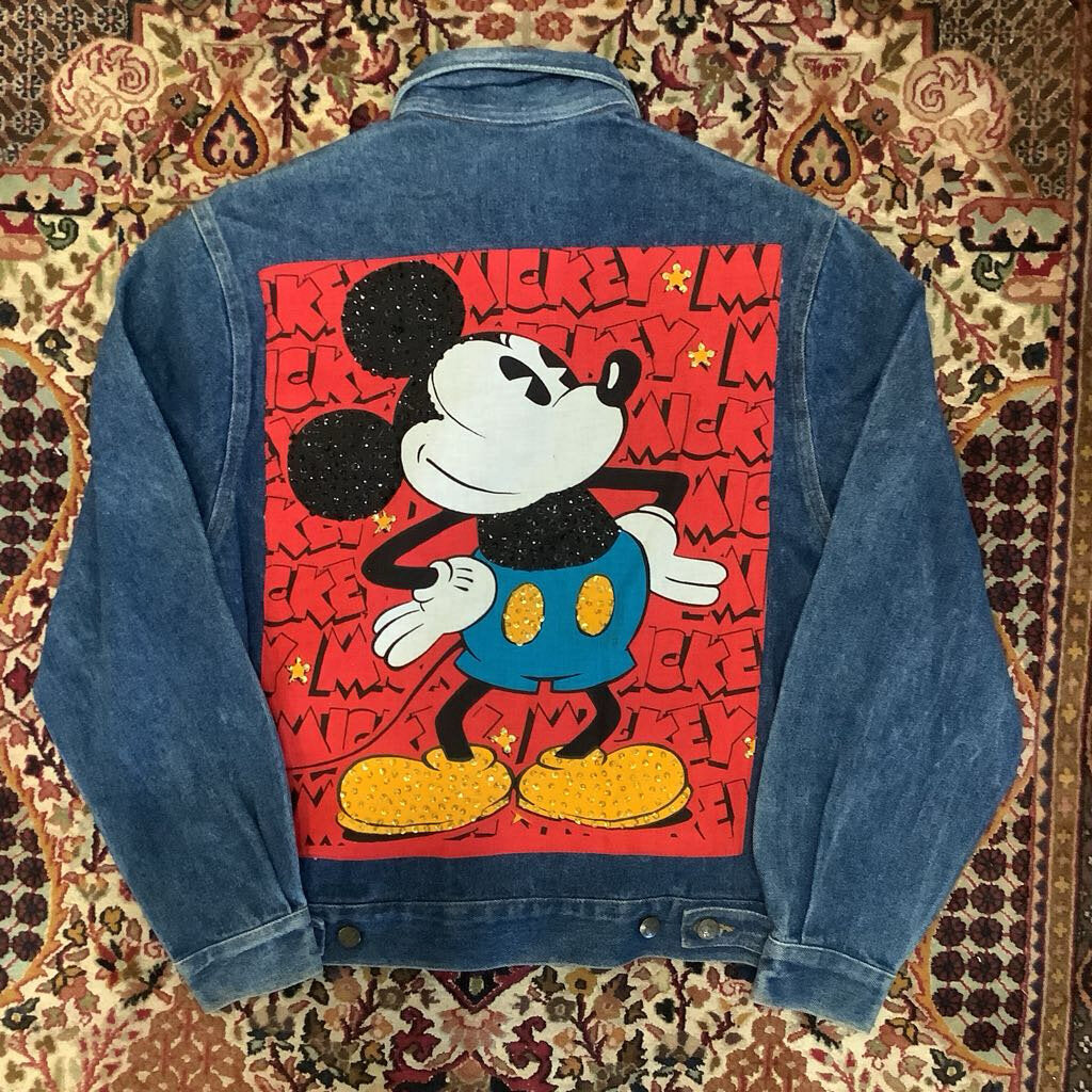 1980s Mickey Mouse Denim Jacket