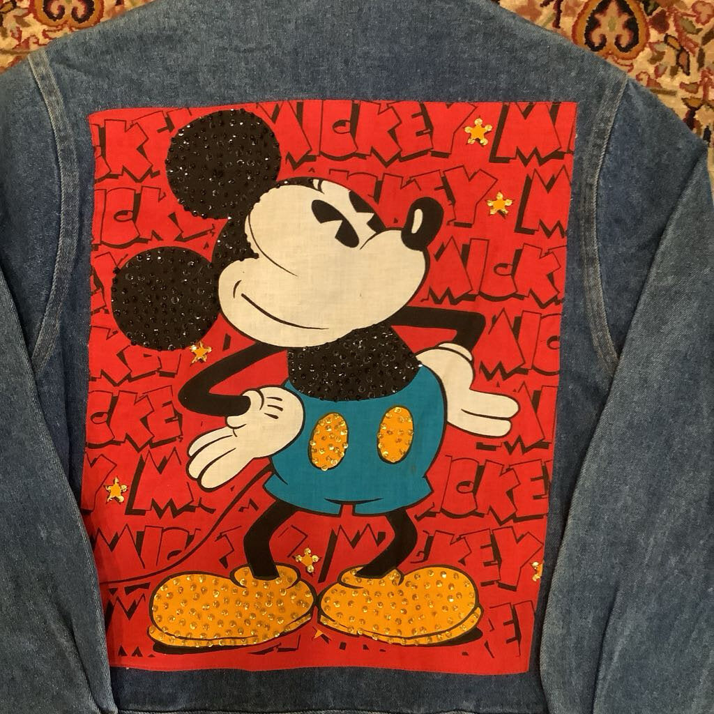 1980s Mickey Mouse Denim Jacket