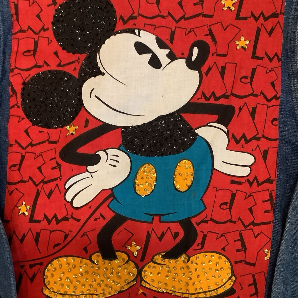 1980s Mickey Mouse Denim Jacket