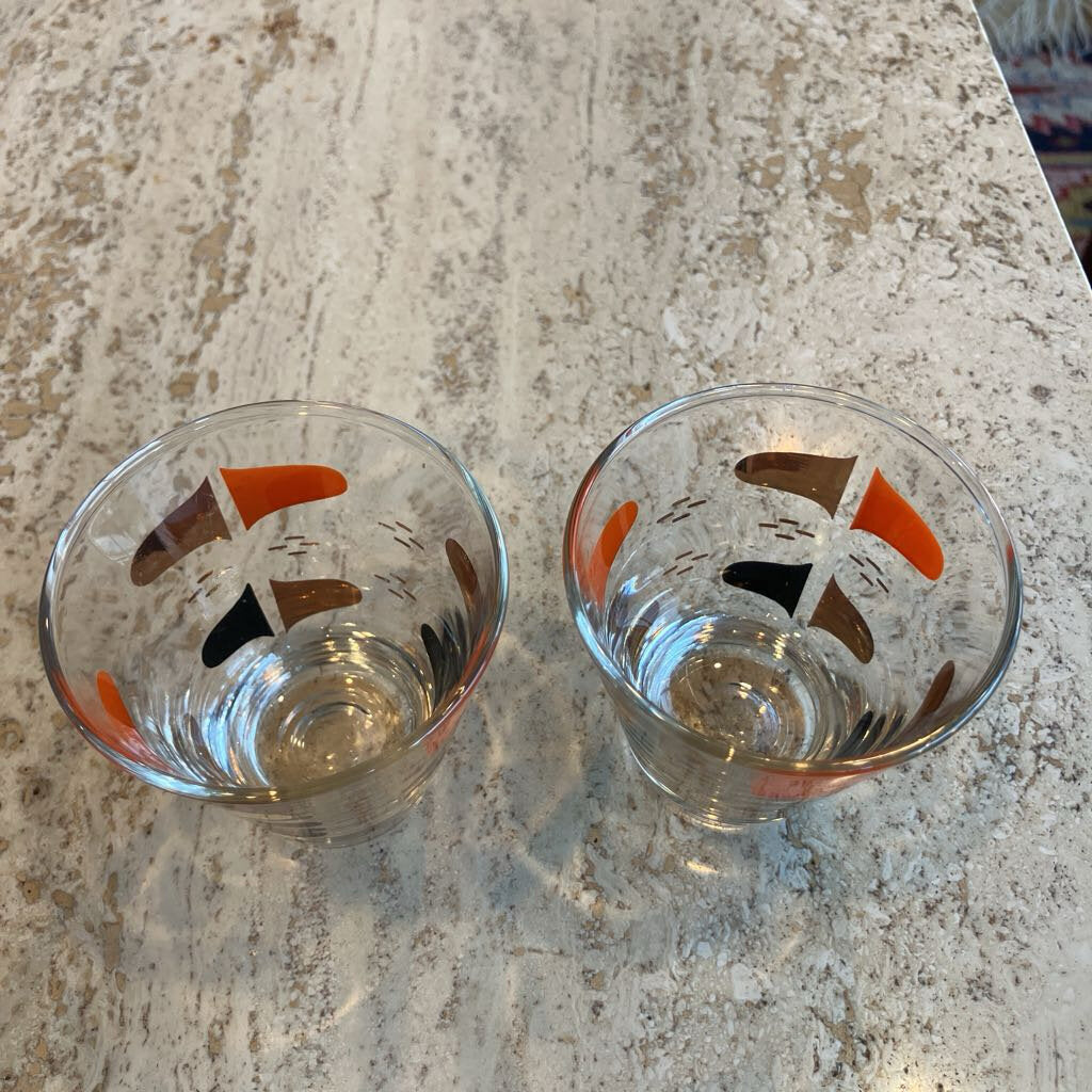 Retro Bar Glasses Set