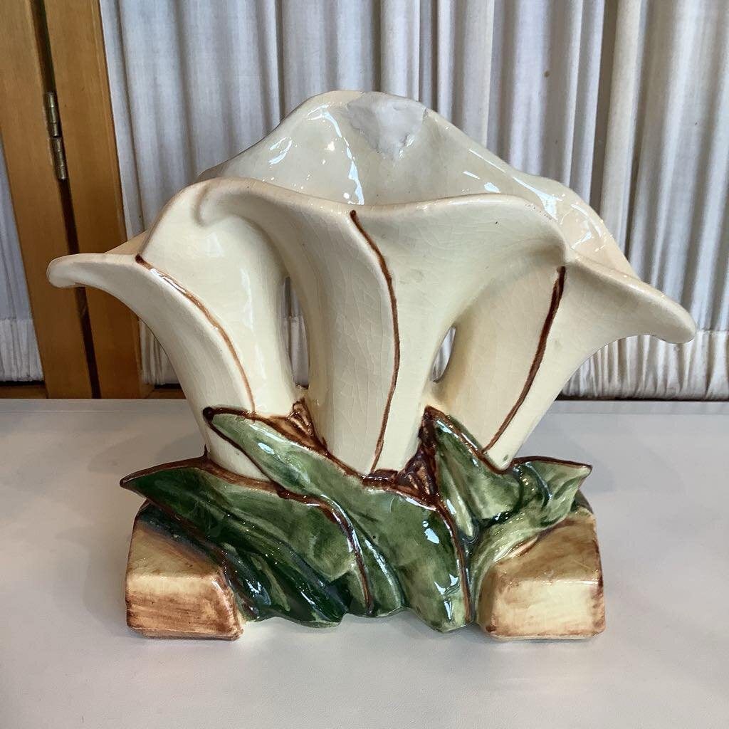 Vintage McCoy Calla Lily Vase