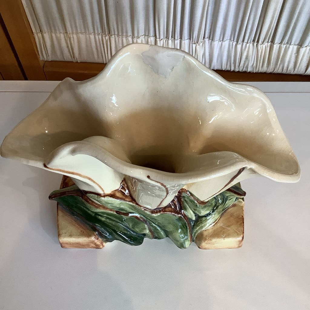 Vintage McCoy Calla Lily Vase