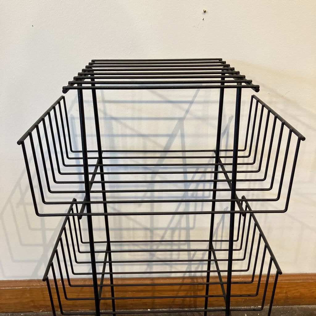 Mid Century Modern Metal Rack