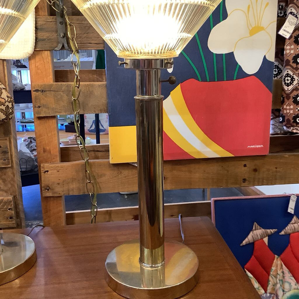 Vintage1980s Brass Lamp Set