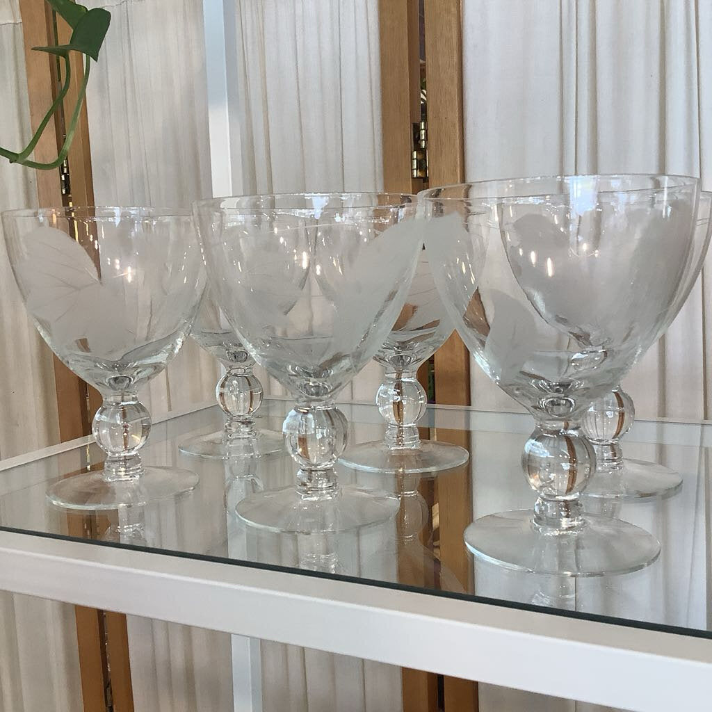 MCM "Cameo by McBride" Water/Wine Glasses - Set of 8