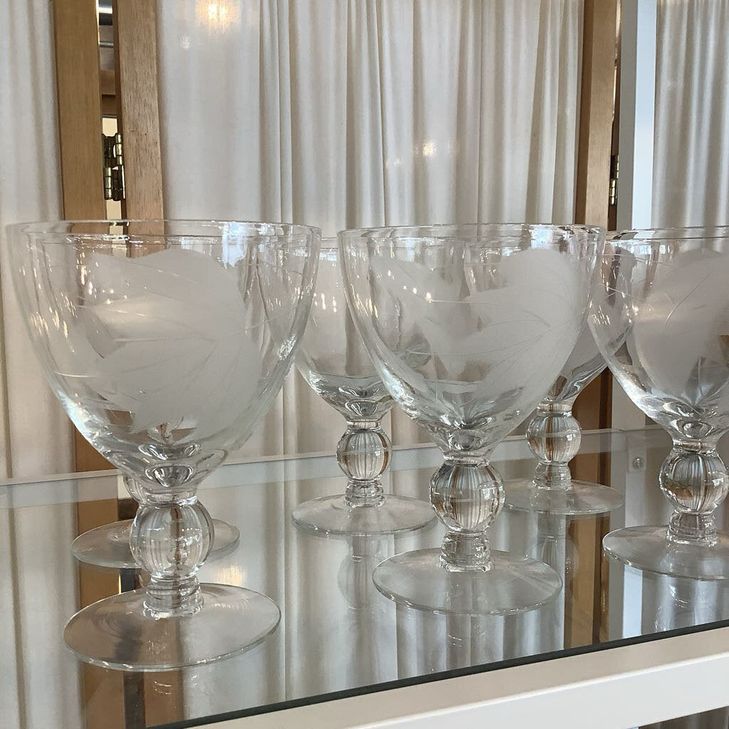 MCM "Cameo by McBride" Water/Wine Glasses - Set of 8