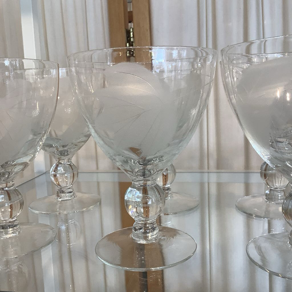 MCM "Cameo by McBride" Water/Wine Glasses - Set of 8