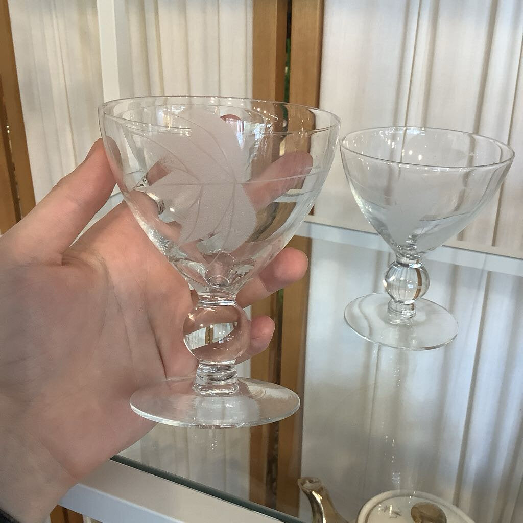 MCM "Cameo by McBride" Dessert Glasses - Set of 3