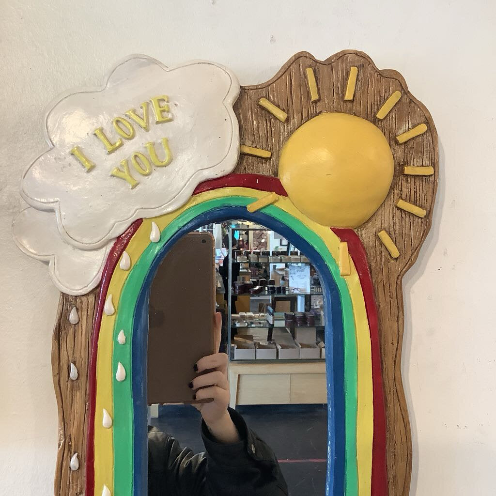 1976 Chery Gadow Chalkware Mirror