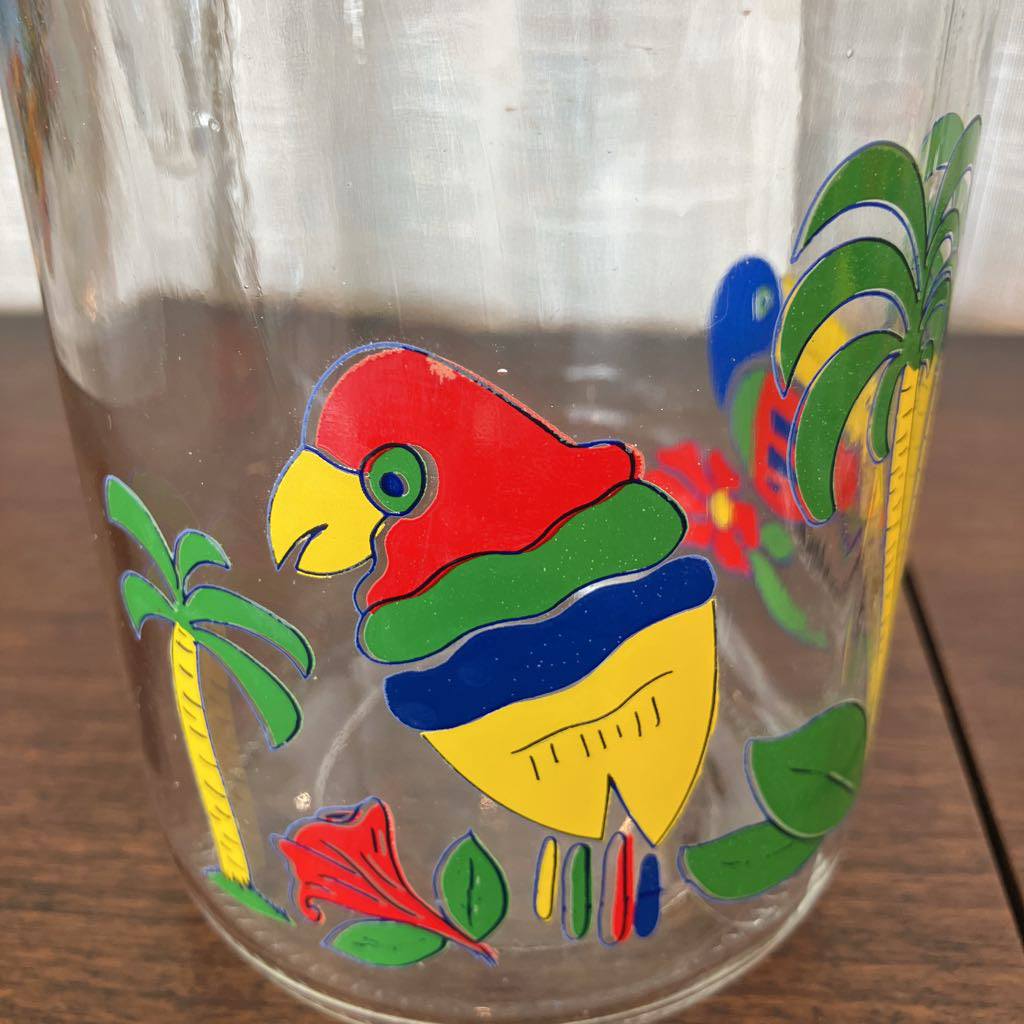 Vintage Toucan Tumbler & Pitcher Set