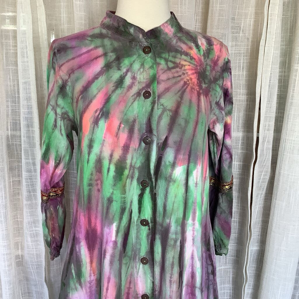 Tie-Dye Dress Duster