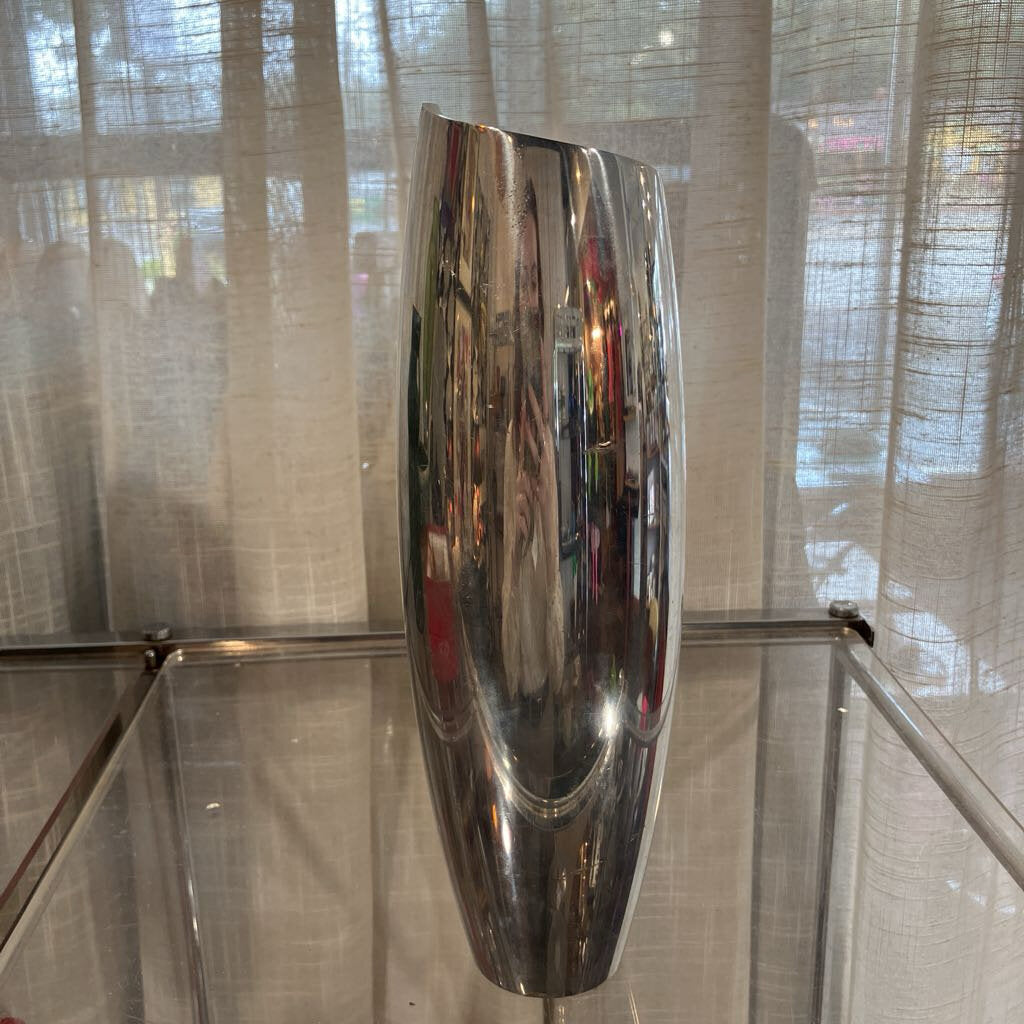 1990s Nambe Silver Metal Vase