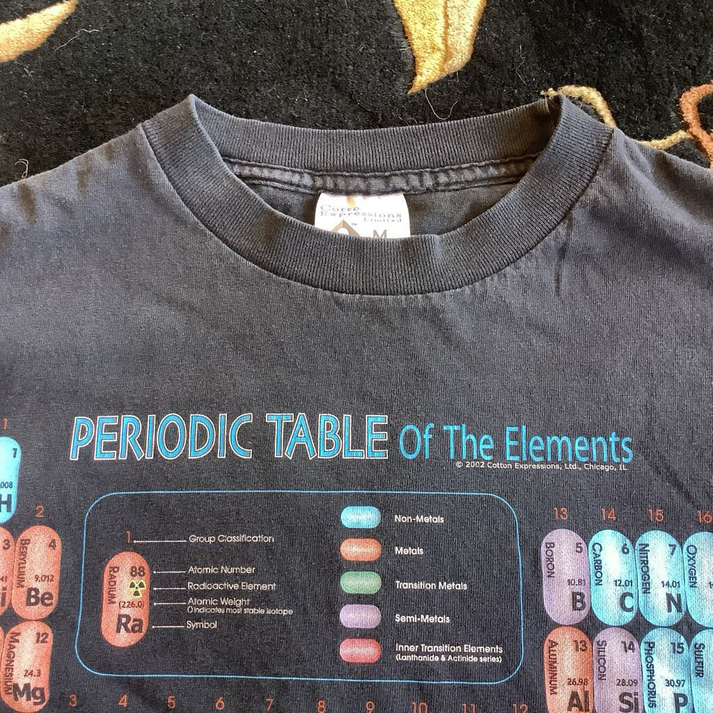 2002 Periodic Table T-shirt