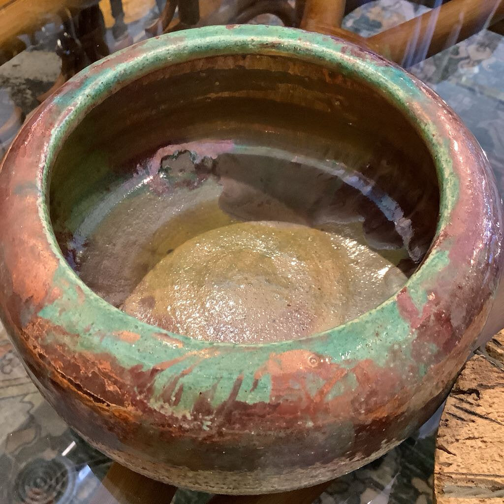 Pottery Bowl Cork Lid