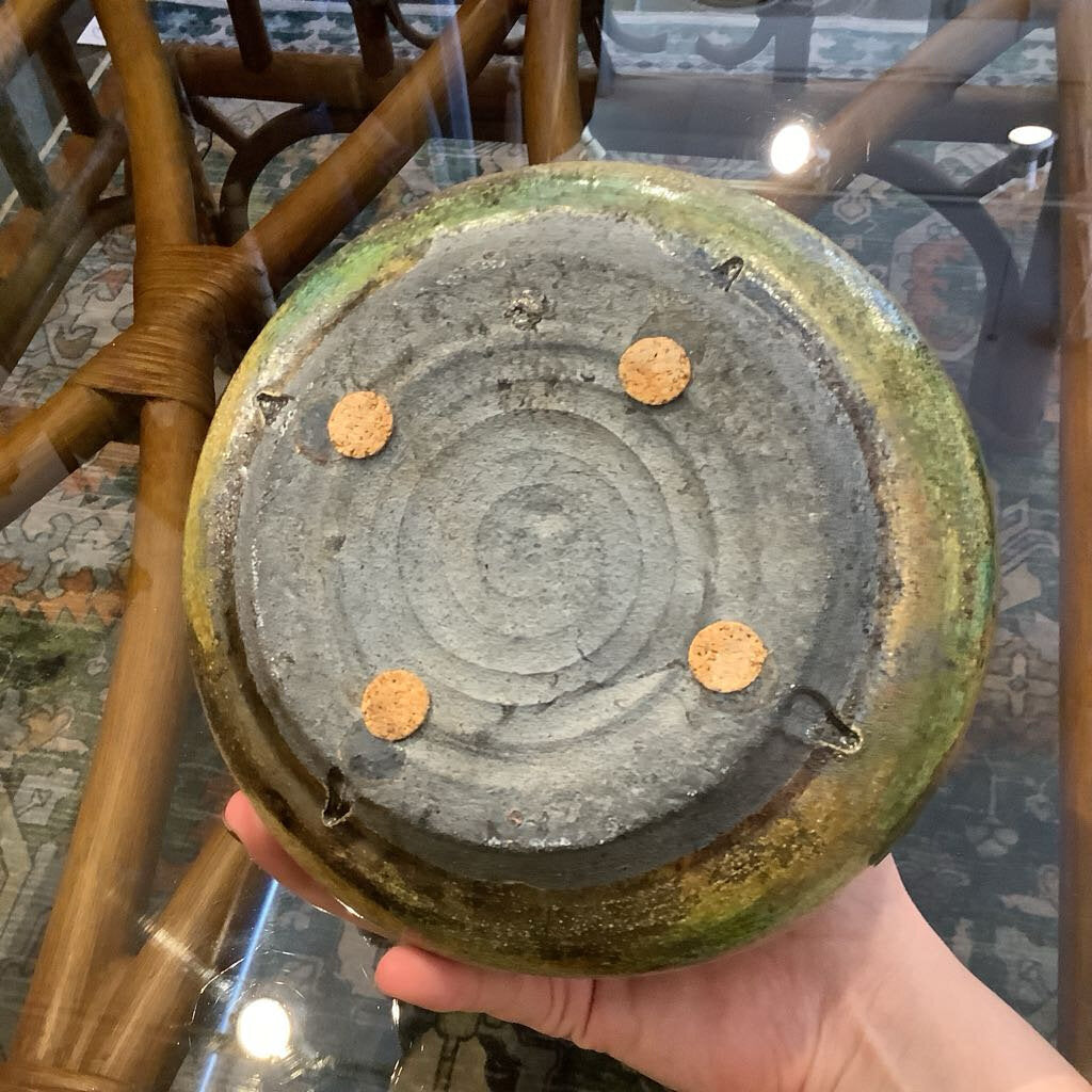 Pottery Bowl Cork Lid