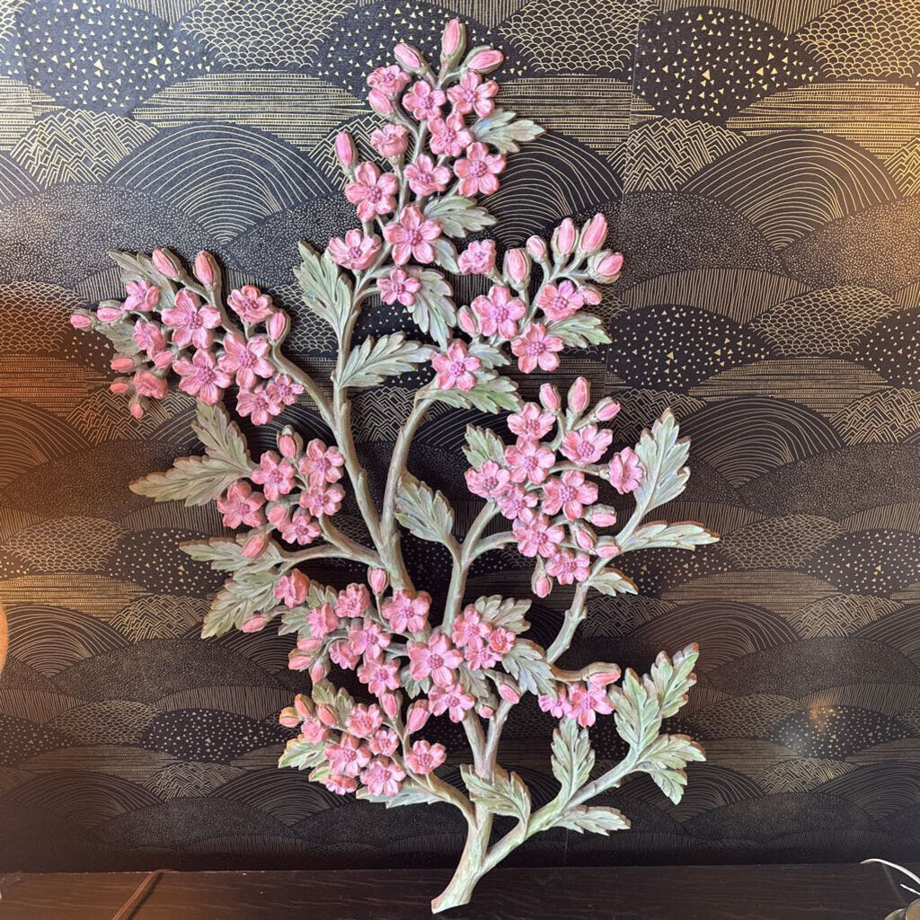 Vintage Cherry Blossom Wall Art