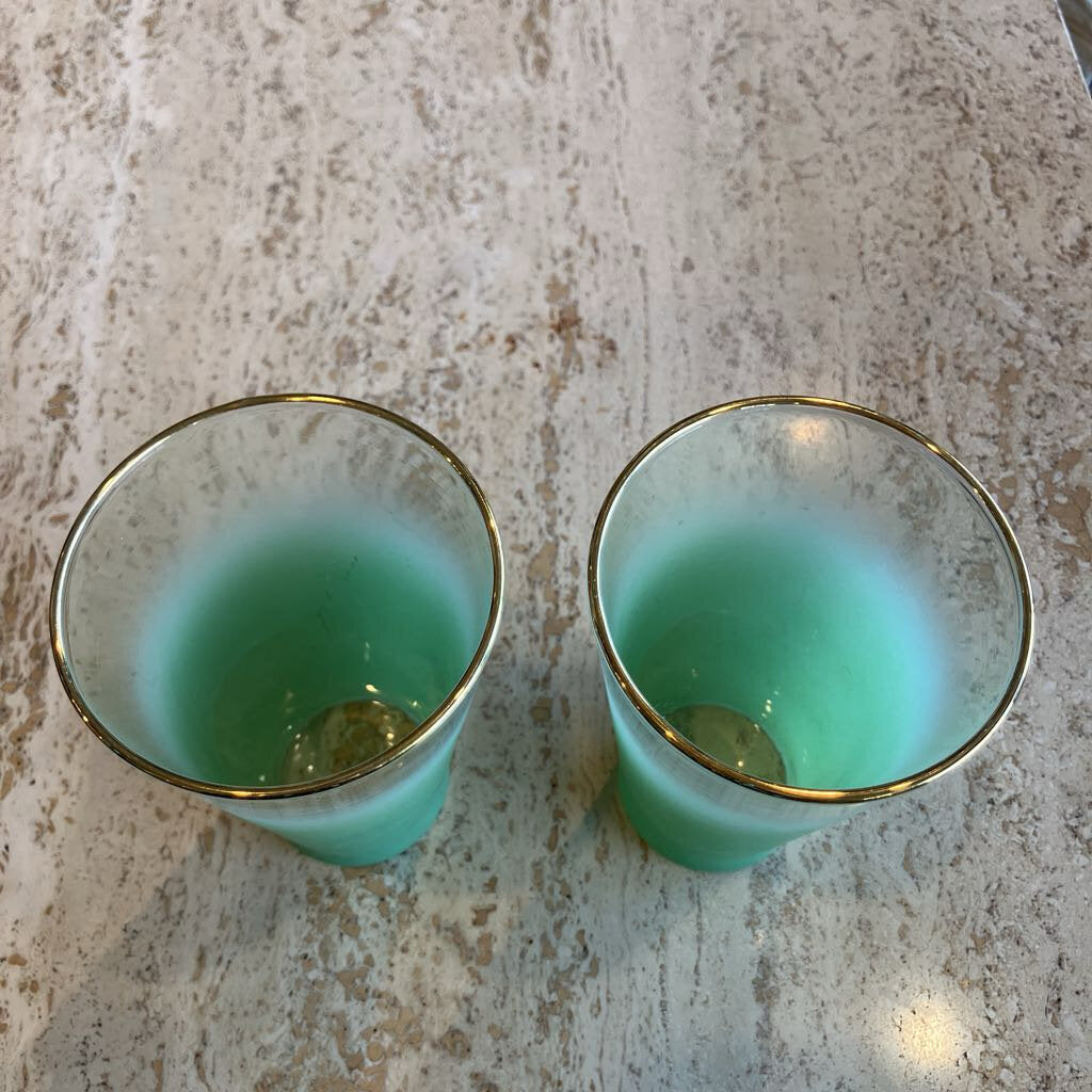 Mid-Century Blendo Frosted Tumblers