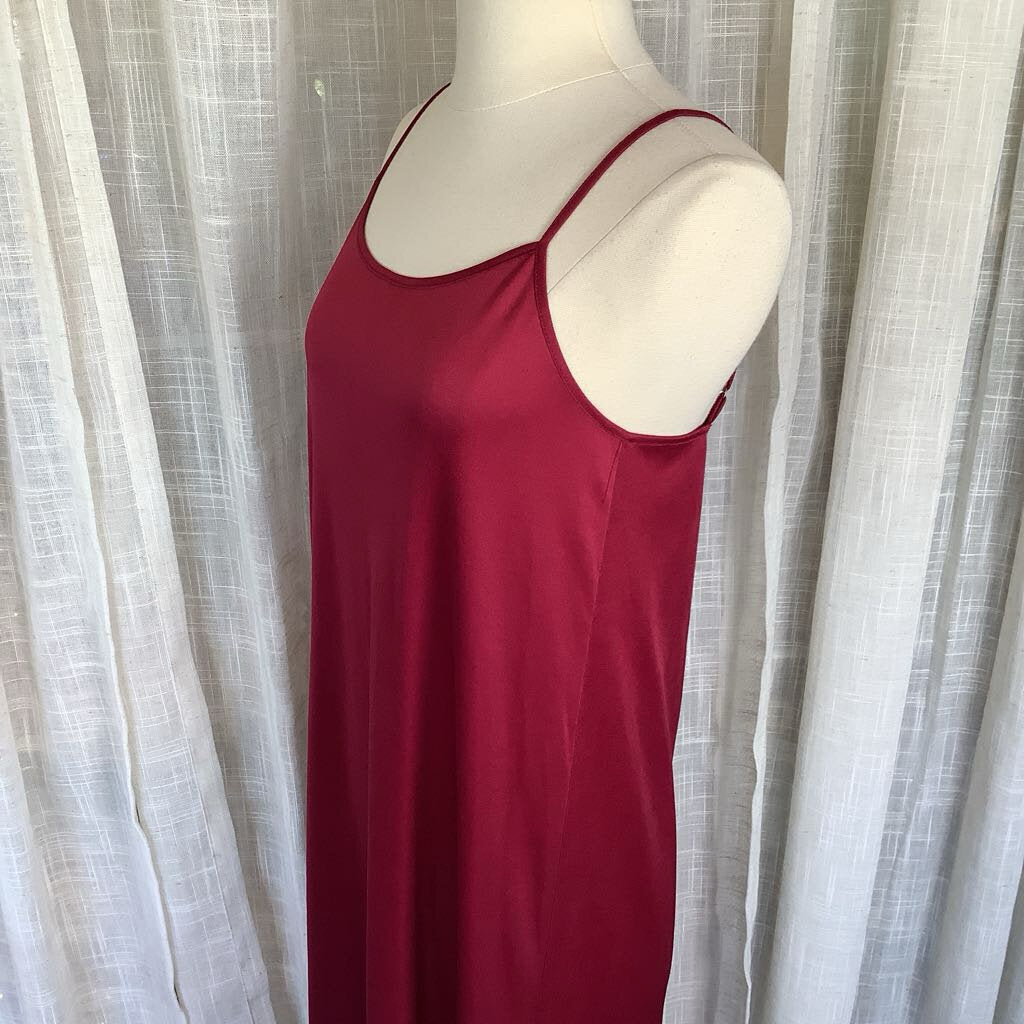 Cranberry Slip Dress