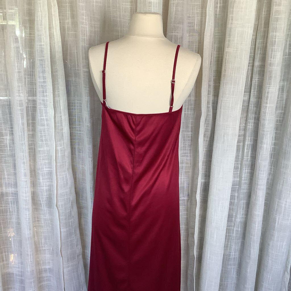 Cranberry Slip Dress