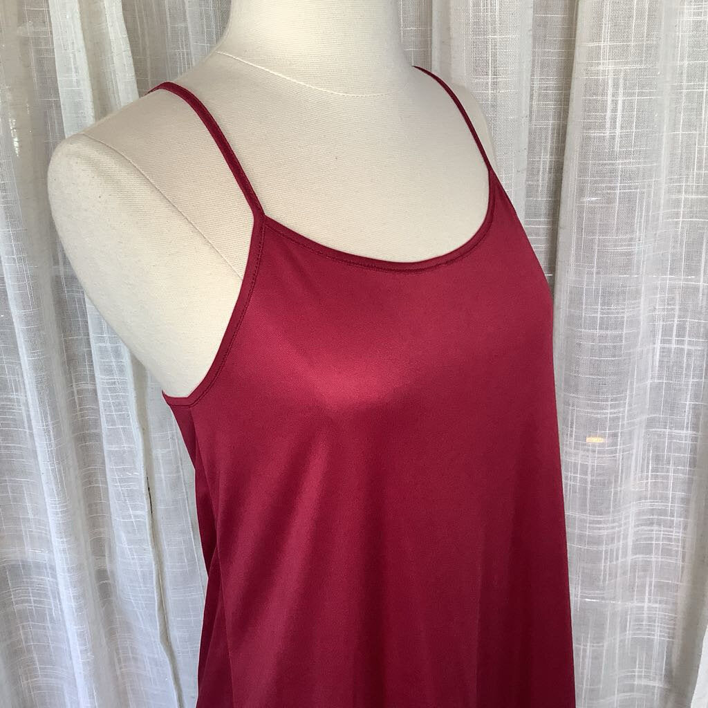 Cranberry Slip Dress