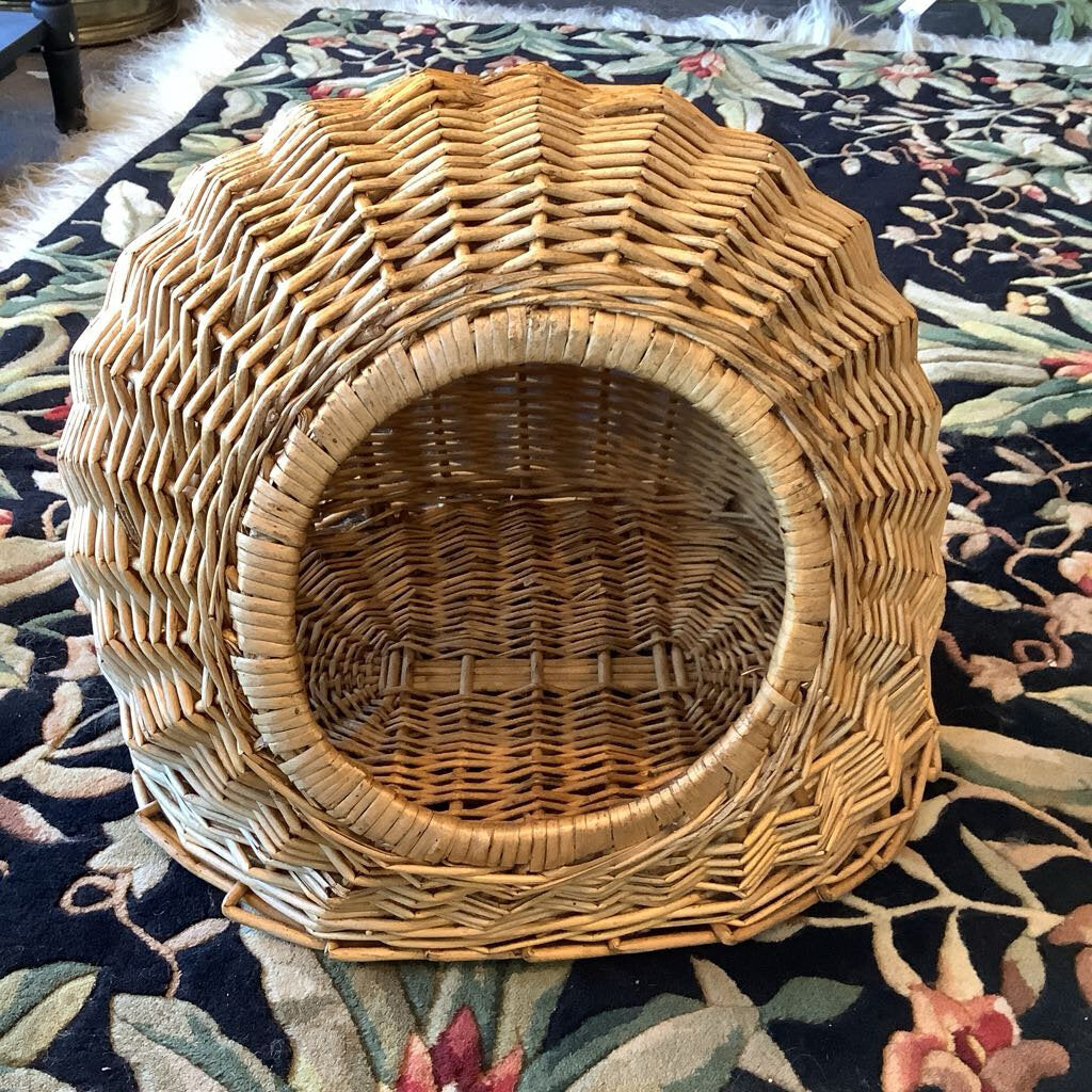 Wicker Cat House