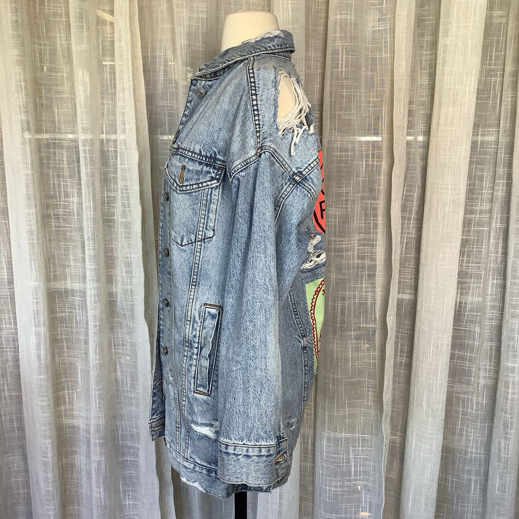 Repurposed Redeux Long Jean/Denim Jacket