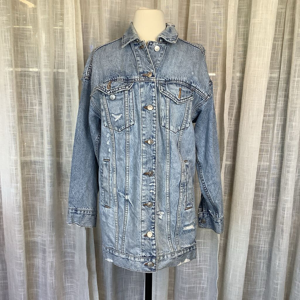 Repurposed Redeux Long Jean/Denim Jacket