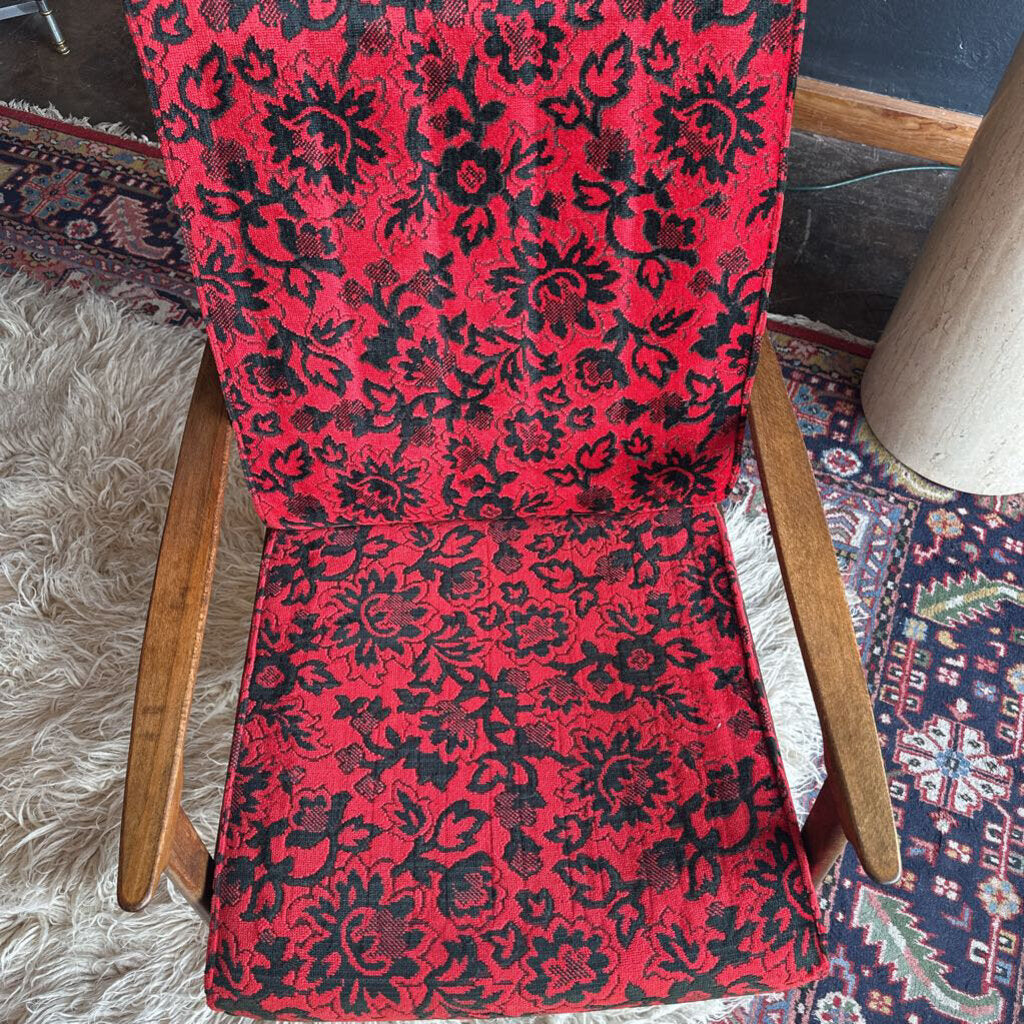 Mid Century 1960s Bahama House Walnut Lounge Chair