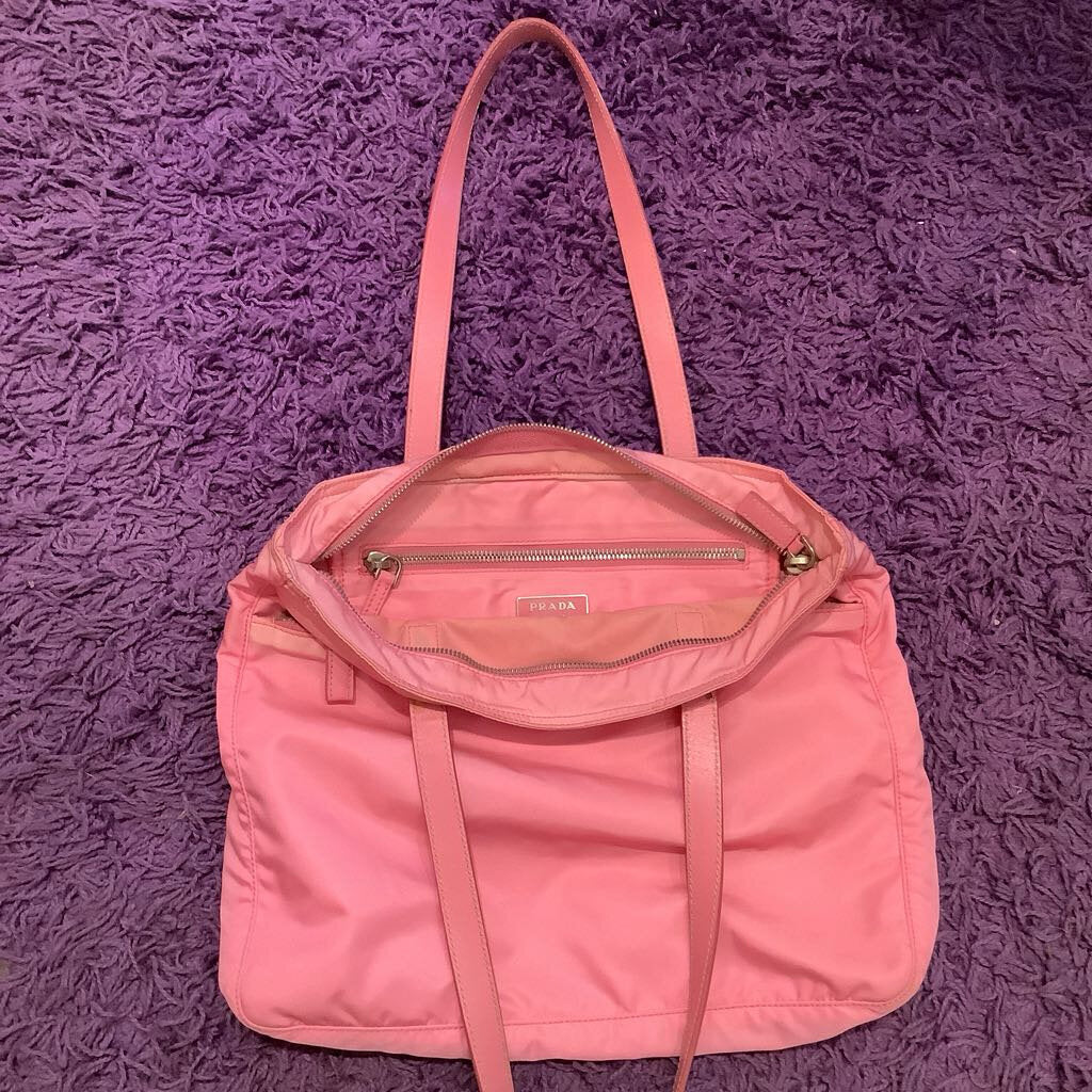 Authentic Vintage Pink PRADA Zip Tote