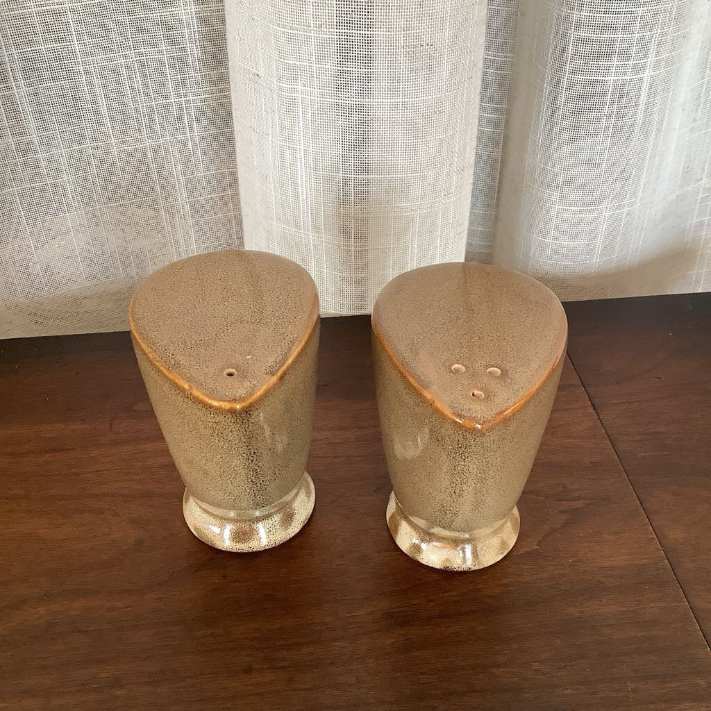 Mid Century Modern Salt and Pepper Shakers