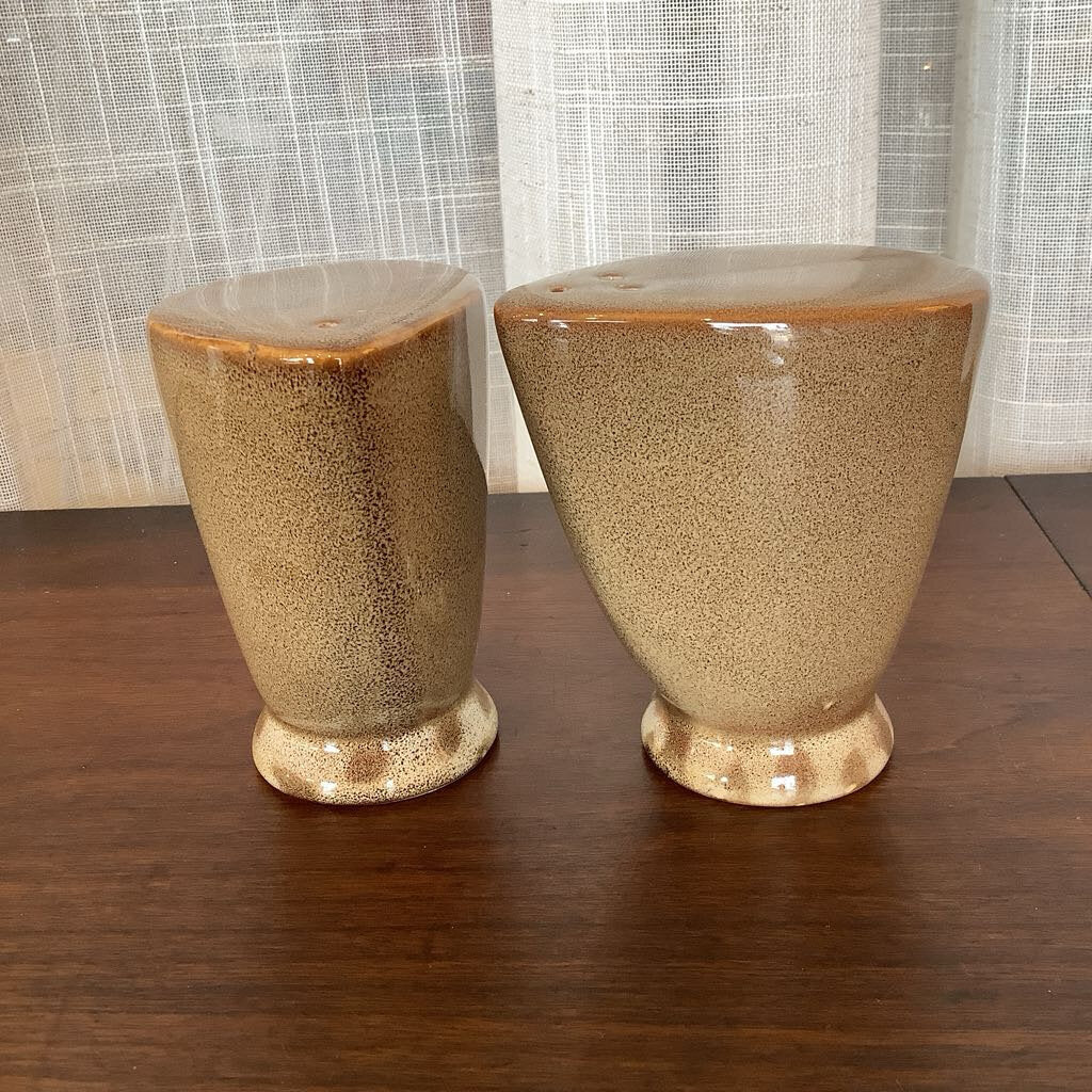Mid Century Modern Salt and Pepper Shakers