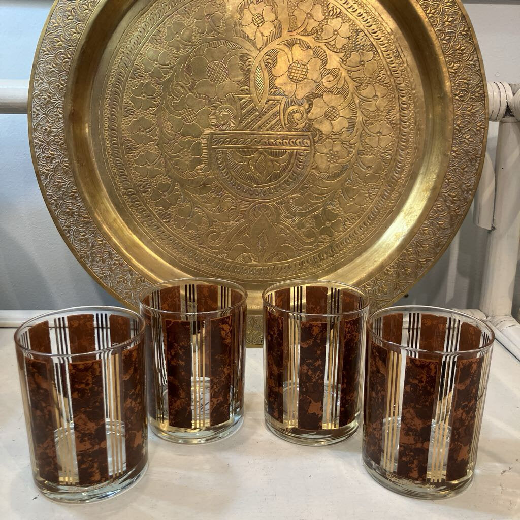 Vintage Georges Briard Marbled Tortoise Glasses