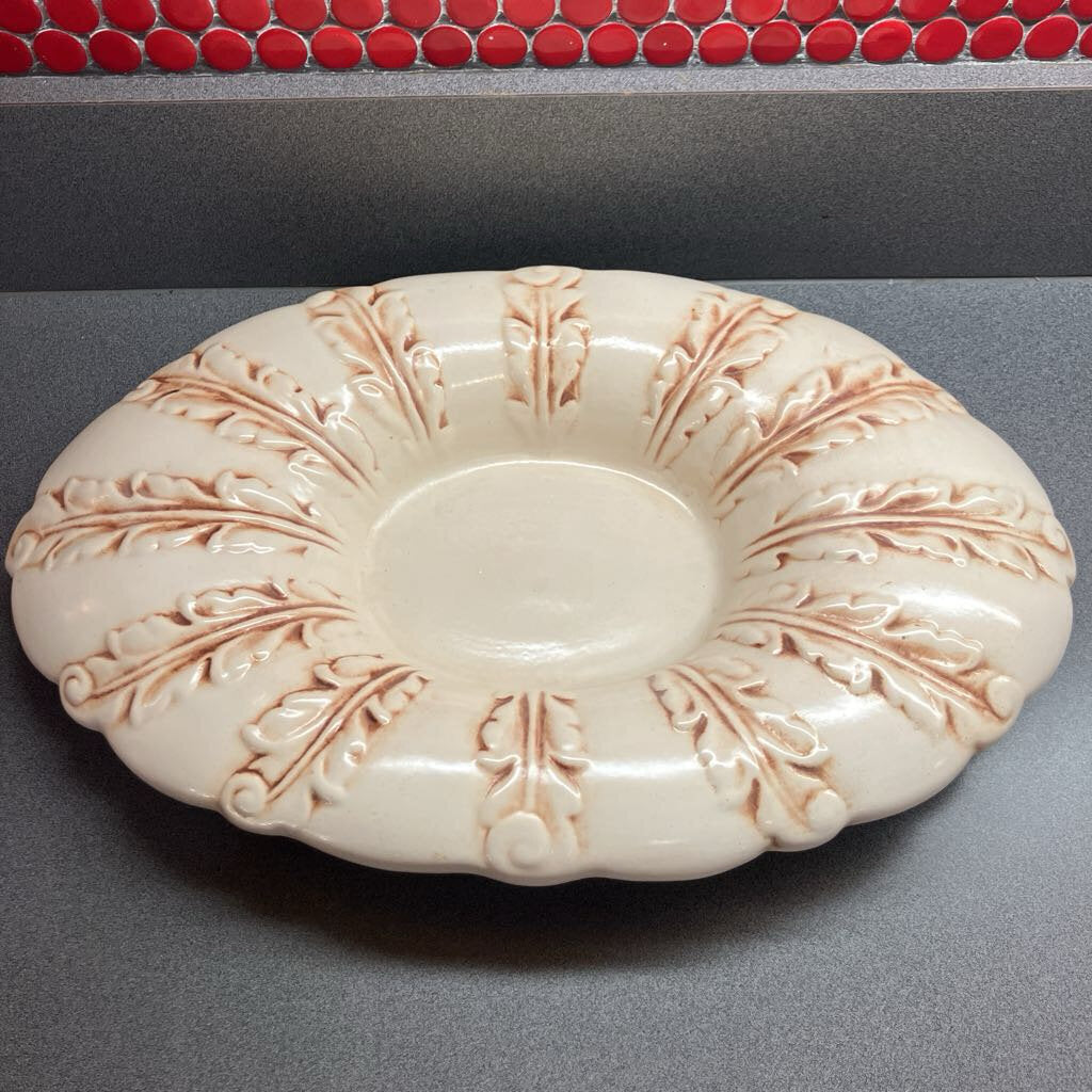 1940's Deer Flower Frog & Console by Red Wing Pottery