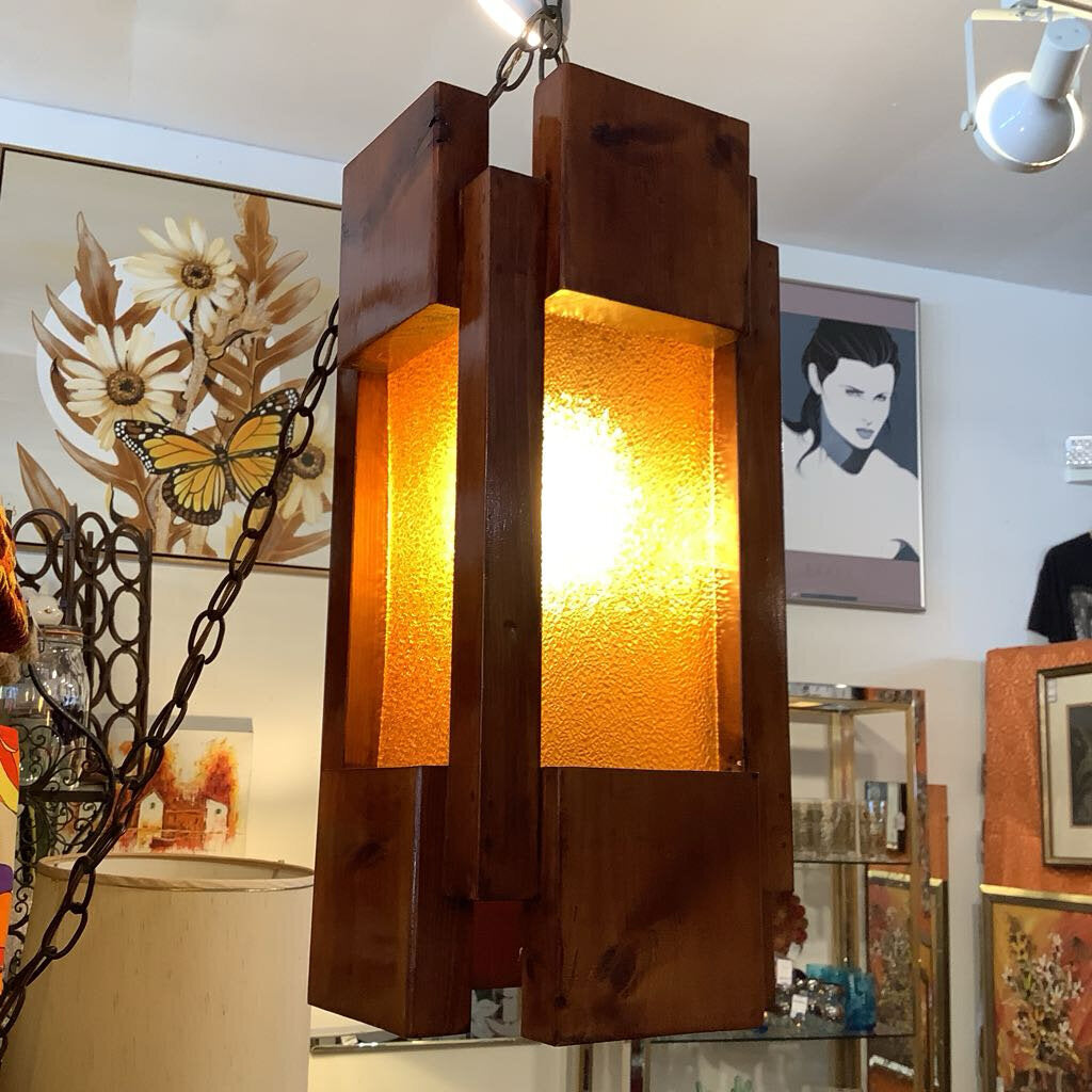 70's Hanging Light