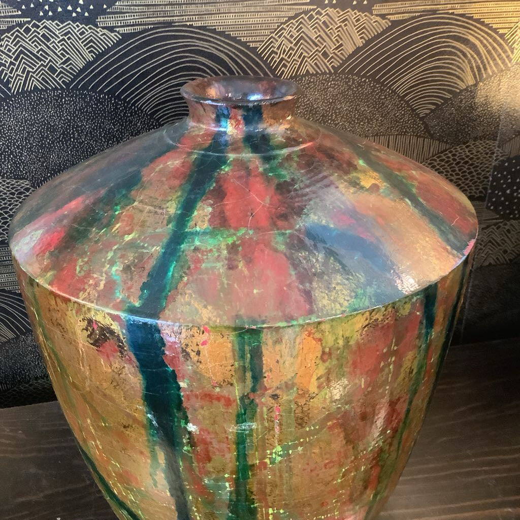 Vintage Unique Vase Signed