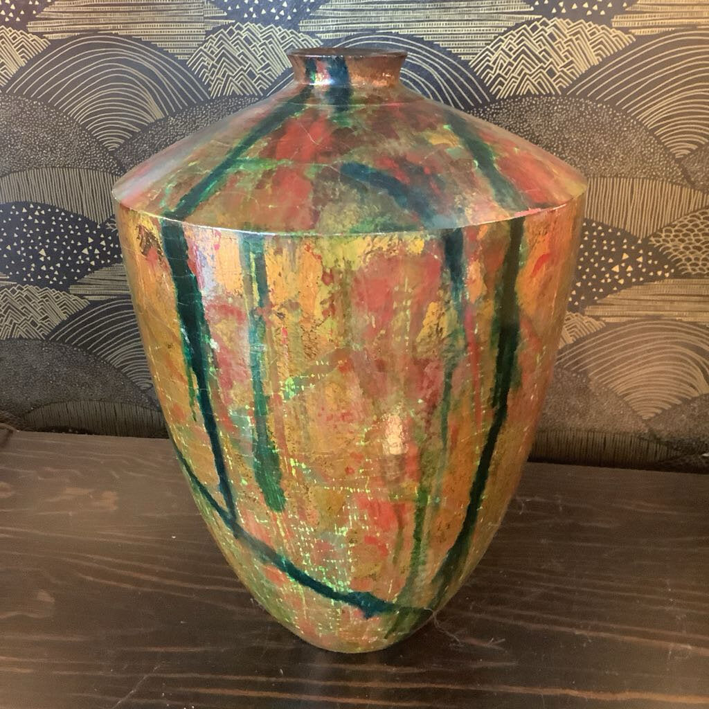 Vintage Unique Vase Signed